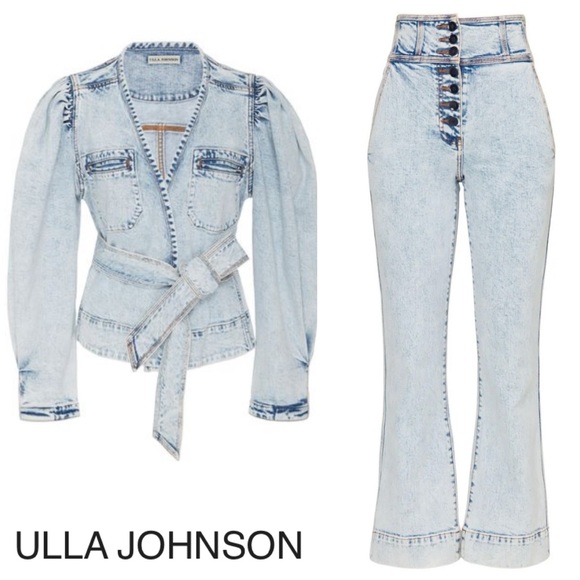 Ulla Johnson Jacket & Jeans Matching Set - Picture 1 of 16